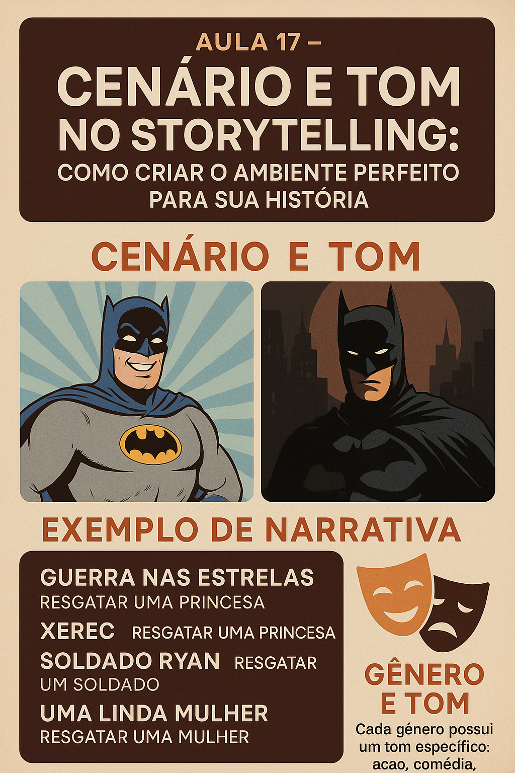 Aula 17 – Cenário e Tom no Storytelling: Como Criar o Ambiente Perfeito para Sua História